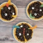 Monster Dirt Pie Worms candy eyes
