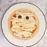 Cheesy, Spooky Mummy Pizza