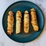 Cheesy Air Fryer Mummy Dogs
